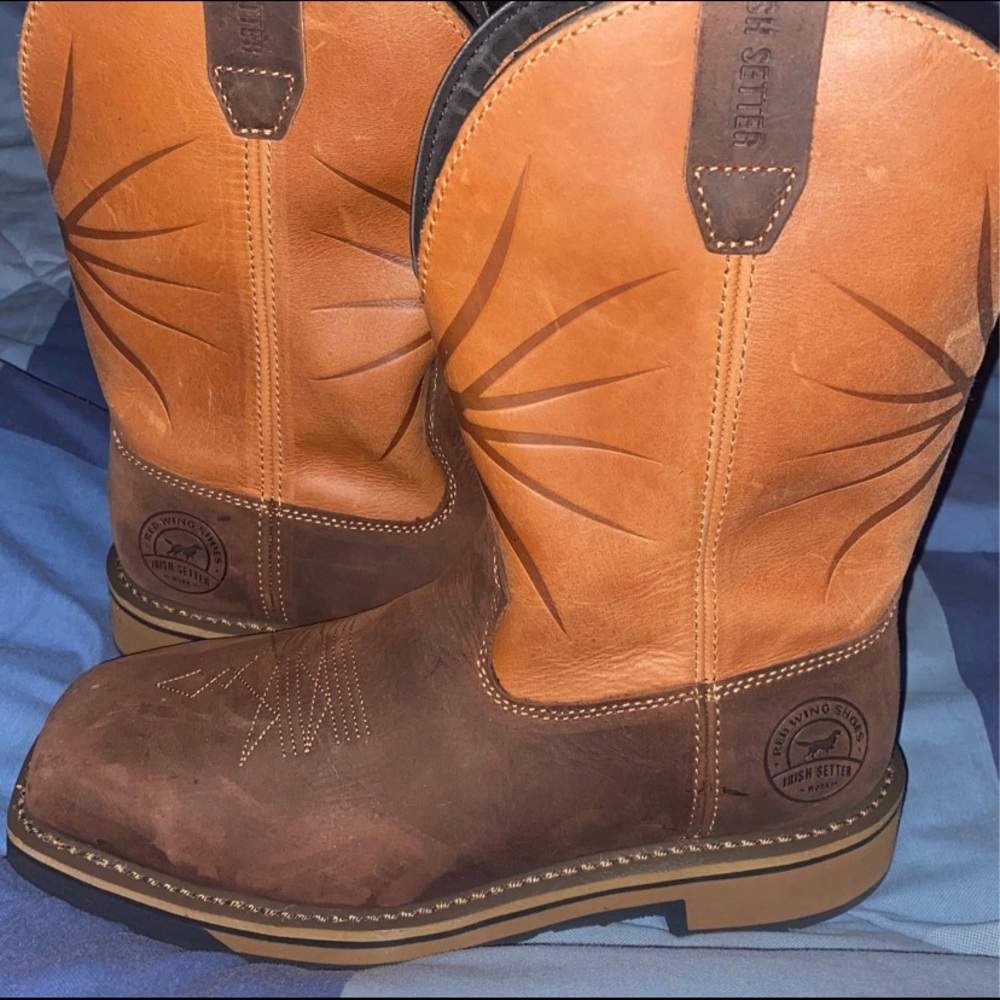 Irish setter steel toe boots